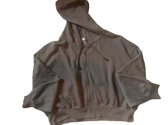 SO Tops - SO Goods For Life Brown Full Zip Hoodie Size XXL